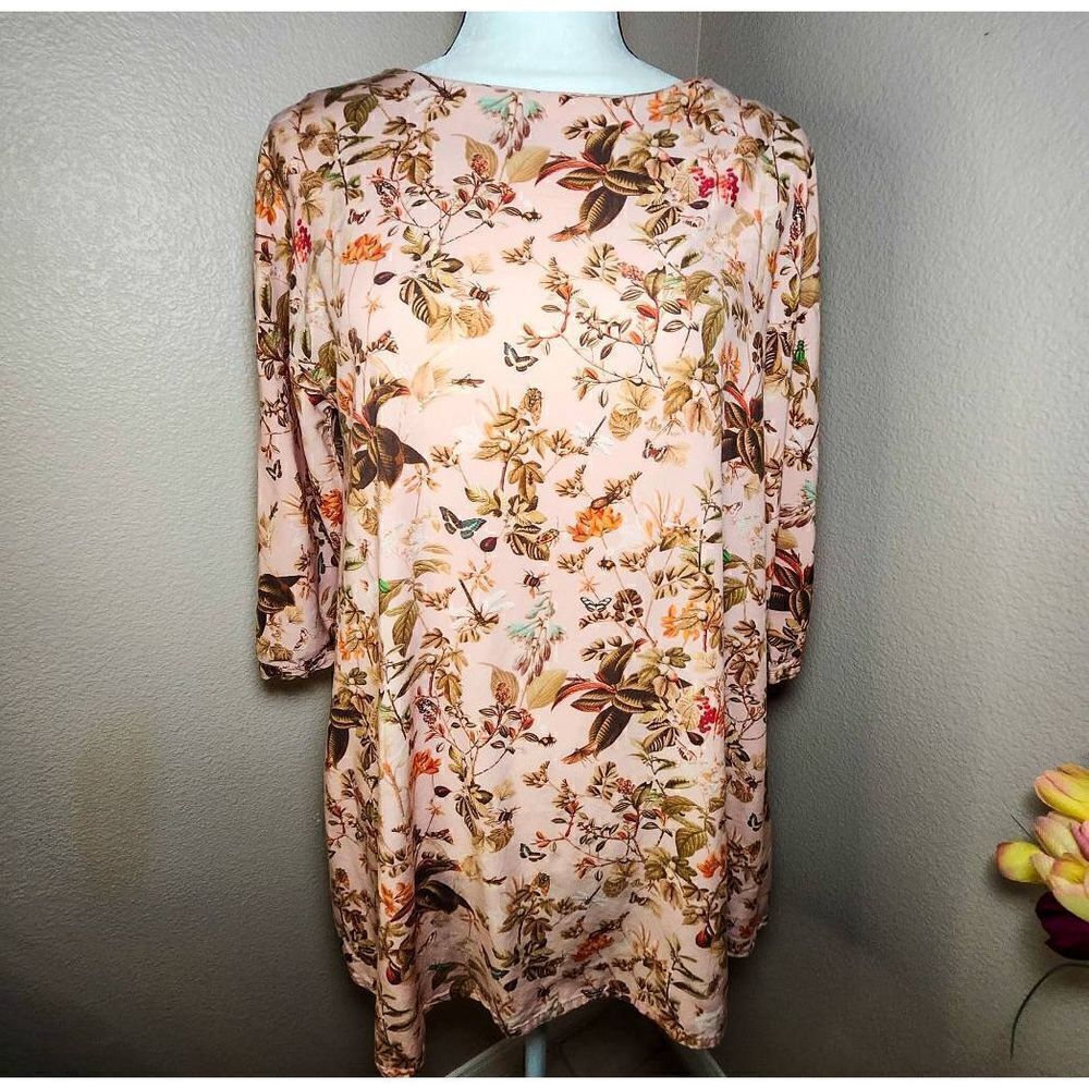 Odette Florence  Size S Handmade in Italy  Floral mini dress